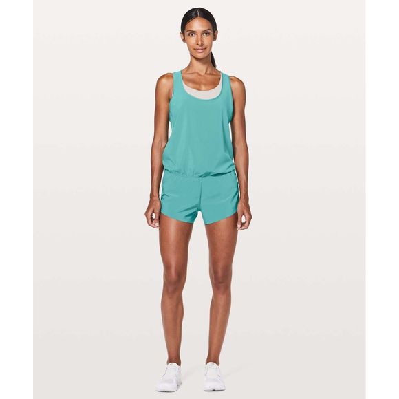 lululemon athletica Pants - Lululemon Chase Me Onesie Turquoise Sea Runsie